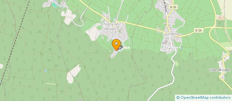 localisation de l'entreprise MONSIEUR VINCENT FOURNIER  CHIGNY-LES-ROSES