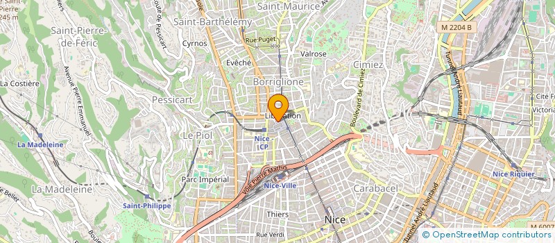 localisation de l'entreprise MONSIEUR VINCENT FOURNIER à NICE
