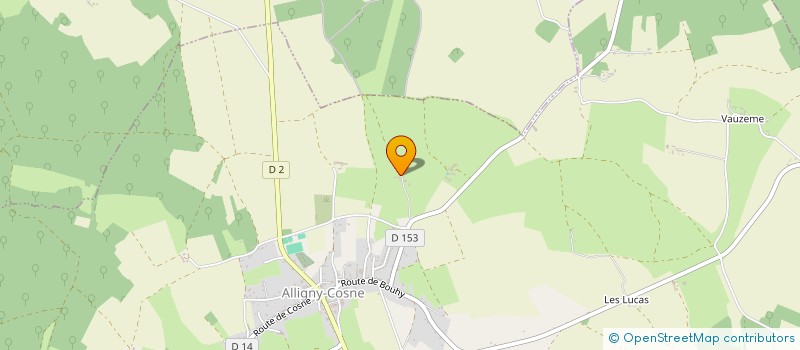 localisation de l'entreprise MONSIEUR VINCENT FOURNIER à ALLIGNY-COSNE