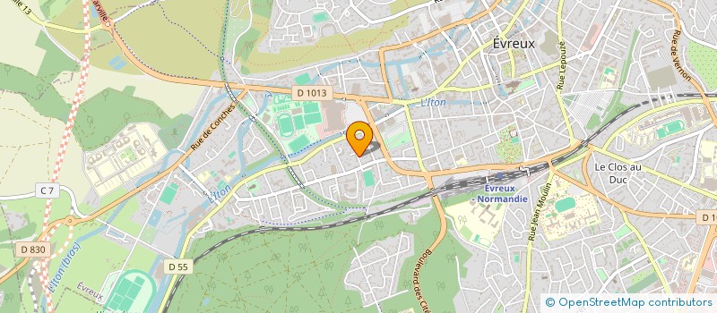 localisation de l'entreprise MONSIEUR VINCENT FOURREY  EVREUX