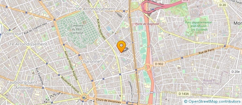 localisation de l'entreprise MONSIEUR VINCENT FOUYER  PARIS