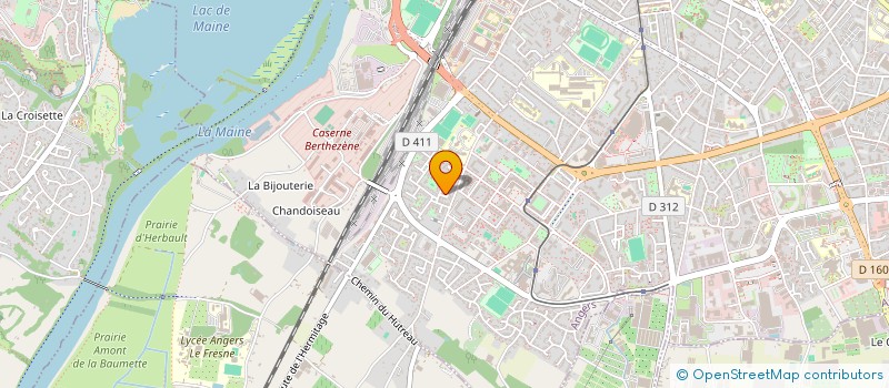 localisation de l'entreprise MONSIEUR VINCENT FRADIN à ANGERS