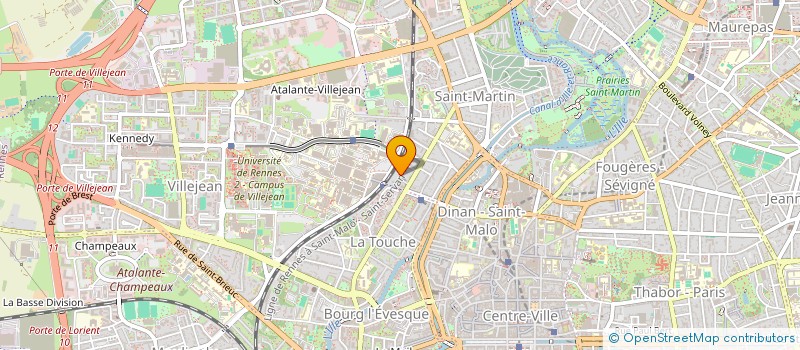 localisation de l'entreprise MONSIEUR VINCENT FRANCHELLIN  RENNES