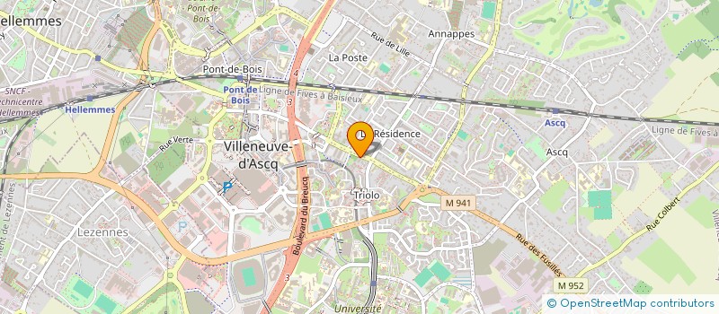 localisation de l'entreprise MONSIEUR VINCENT FRANCOIS à VILLENEUVE-D'ASCQ