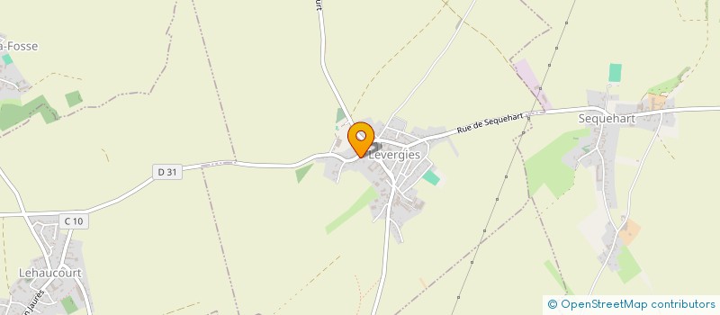 localisation de l'entreprise MONSIEUR VINCENT FRATCZAK  LEVERGIES