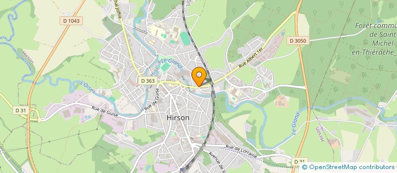 localisation de l'entreprise MONSIEUR VINCENT FRATI  HIRSON