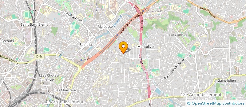 localisation de l'entreprise MONSIEUR VINCENT FRAU  MARSEILLE