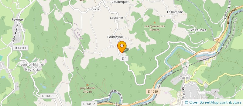 localisation de l'entreprise MONSIEUR VINCENT FREDON  CORNIL