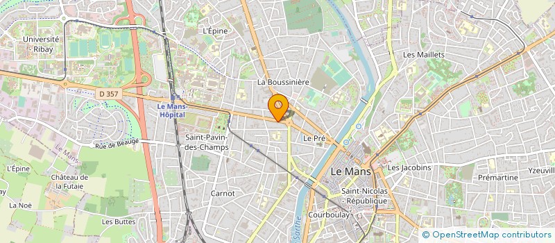 localisation de l'entreprise MONSIEUR VINCENT FREMAUX à LE MANS