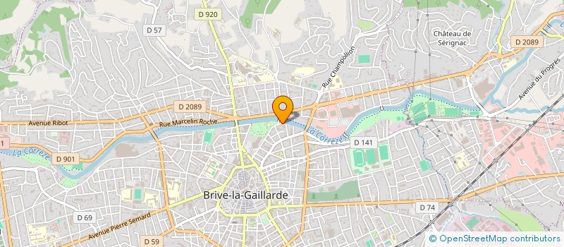 localisation de l'entreprise MONSIEUR VINCENT FRIBOULET  BRIVE-LA-GAILLARDE