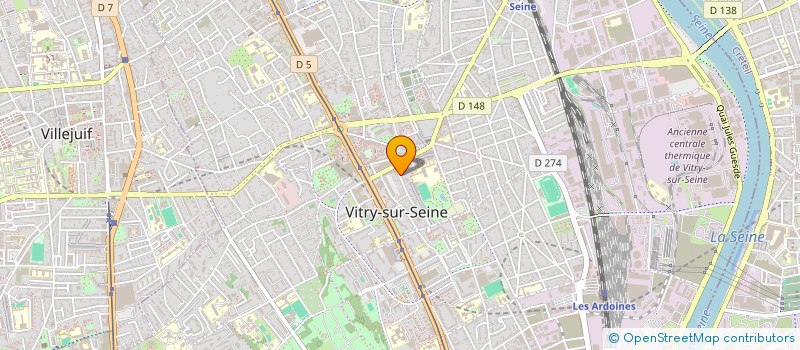 localisation de l'entreprise MONSIEUR VINCENT FRIGIDE  VITRY-SUR-SEINE