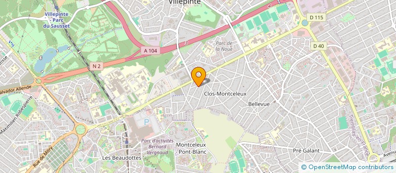 localisation de l'entreprise MONSIEUR VINCENT FROMENT à VILLEPINTE