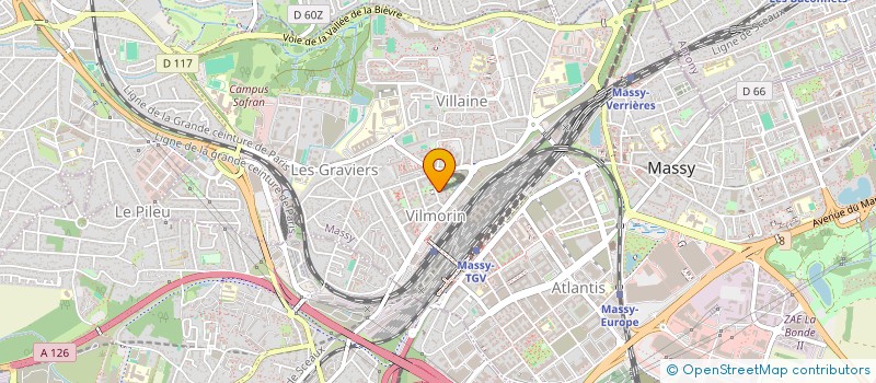 localisation de l'entreprise MONSIEUR VINCENT FRUTIERE  MASSY