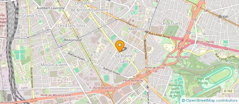 localisation de l'entreprise MONSIEUR VINCENT FUMEL  LYON