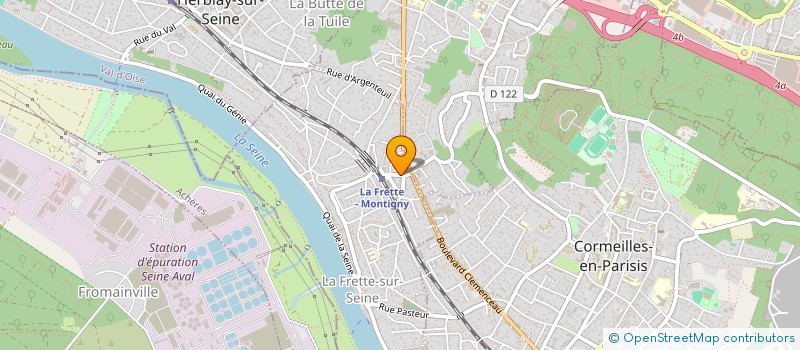 localisation de l'entreprise MONSIEUR VINCENT FURY  LA FRETTE-SUR-SEINE