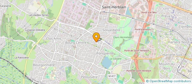 localisation de l'entreprise MONSIEUR VINCENT GABORIT  SAINT-HERBLAIN