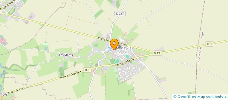 localisation de l'entreprise MONSIEUR VINCENT GABRIEL  FONTENAY-LE-PESNEL