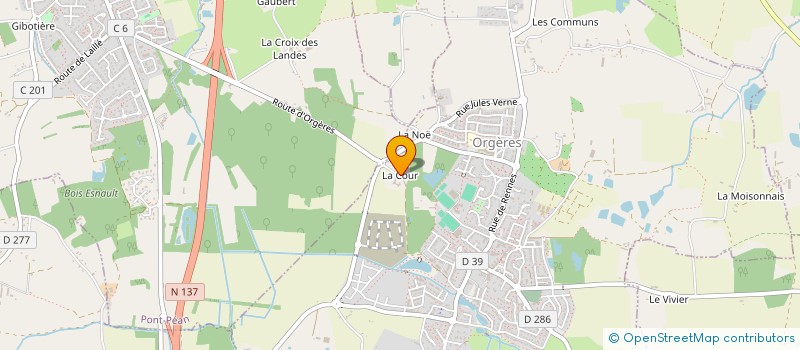 localisation de l'entreprise MONSIEUR VINCENT GADRAS à ORGERES