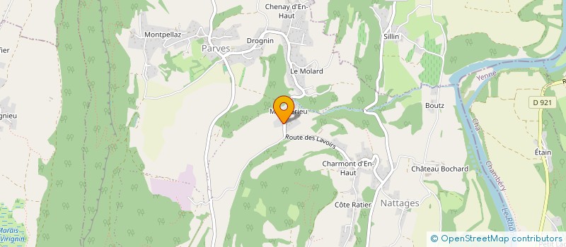 localisation de l'entreprise MONSIEUR VINCENT GAGNIOUD  PARVES ET NATTAGES