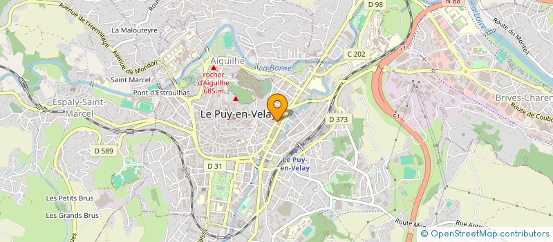 localisation de l'entreprise MONSIEUR VINCENT GAIFFIER  LE PUY-EN-VELAY