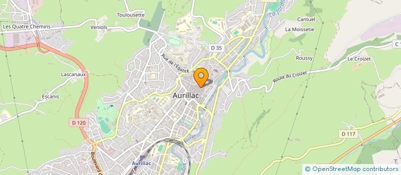 localisation de l'entreprise MONSIEUR VINCENT GAL à AURILLAC