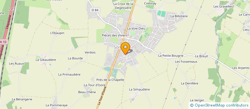 localisation de l'entreprise MONSIEUR VINCENT GALLARD  SORIGNY