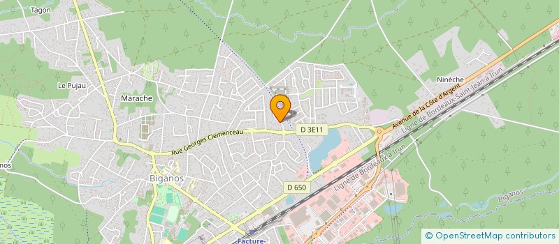 localisation de l'entreprise MONSIEUR VINCENT GALLO  BIGANOS