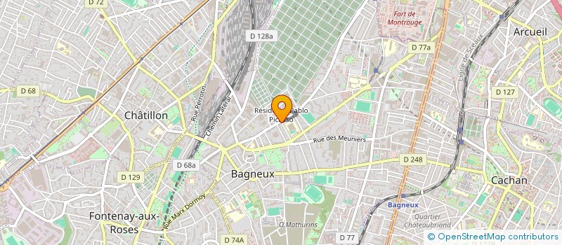 localisation de l'entreprise MONSIEUR VINCENT GANDON à BAGNEUX
