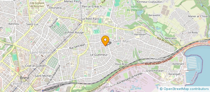 localisation de l'entreprise MONSIEUR VINCENT GARCIA à BREST