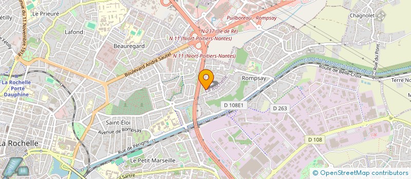 localisation de l'entreprise MONSIEUR VINCENT GARCON  LA ROCHELLE