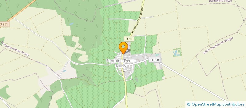 localisation de l'entreprise MONSIEUR VINCENT GARNIER  FONTAINE-DENIS-NUISY