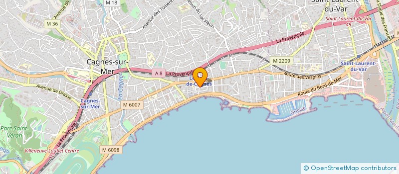 localisation de l'entreprise MONSIEUR VINCENT GAROFALO à CAGNES-SUR-MER