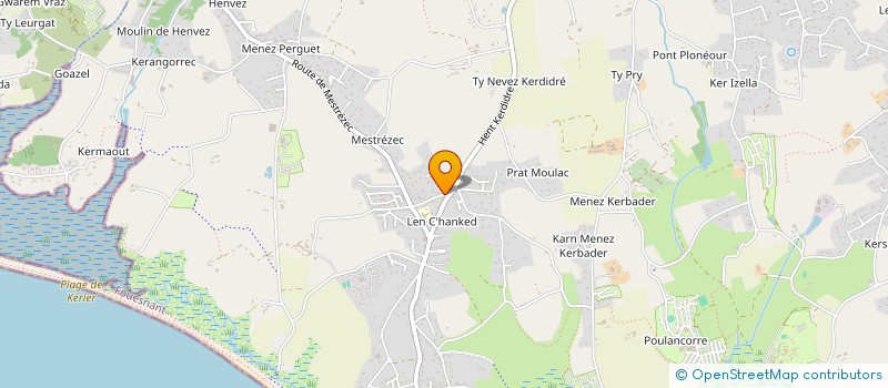 localisation de l'entreprise MONSIEUR VINCENT GARREC  FOUESNANT