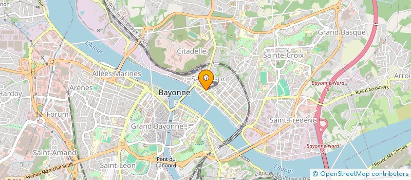localisation de l'entreprise MONSIEUR VINCENT GARRIGUE à BAYONNE