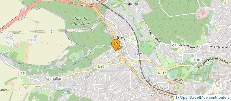 localisation de l'entreprise MONSIEUR VINCENT GARRIGUES à IGNY