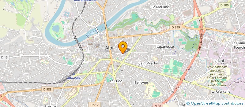 localisation de l'entreprise MONSIEUR VINCENT GASC  ALBI