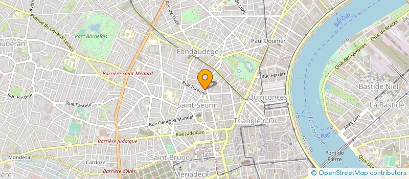 localisation de l'entreprise MONSIEUR VINCENT GASCHE à BORDEAUX