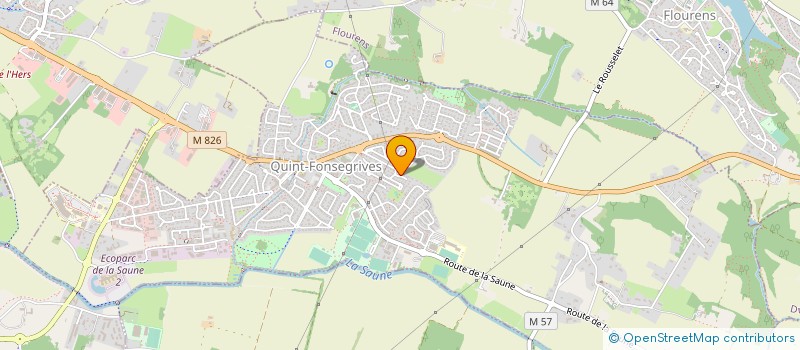localisation de l'entreprise MONSIEUR VINCENT GASPERONI  QUINT-FONSEGRIVES