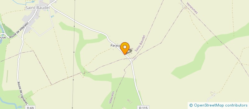 localisation de l'entreprise MONSIEUR VINCENT GAUCHER  SAINT-BAUDEL