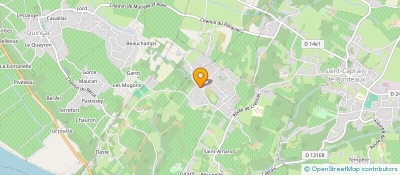 localisation de l'entreprise MONSIEUR VINCENT GAUDEZ  CAMBES