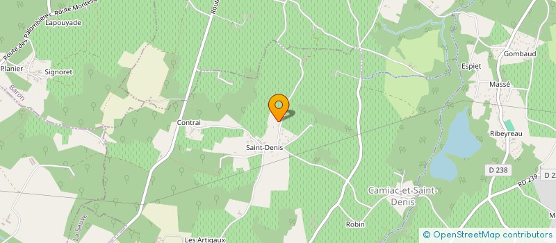 localisation de l'entreprise MONSIEUR VINCENT GAUTHIER  SAINT-VINCENT-DE-PERTIGNAS