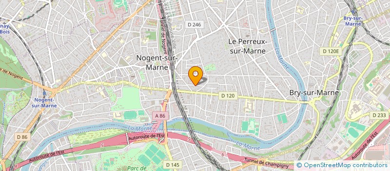 localisation de l'entreprise MONSIEUR VINCENT GAUTHIER  LE PERREUX-SUR-MARNE