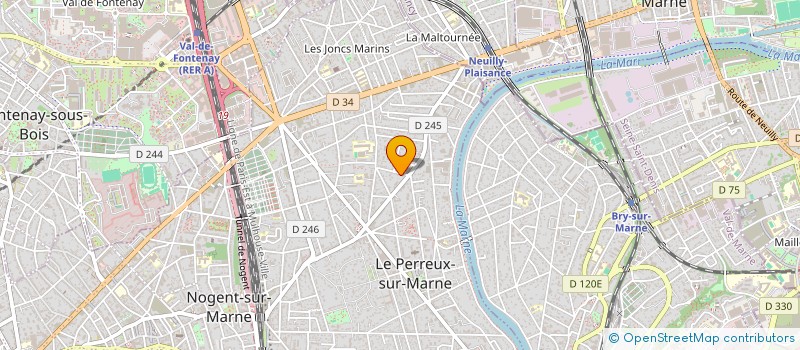 localisation de l'entreprise MONSIEUR VINCENT GAUTHIER  LE PERREUX-SUR-MARNE