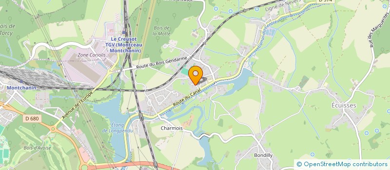 localisation de l'entreprise MONSIEUR VINCENT GAUTHIER  ECUISSES