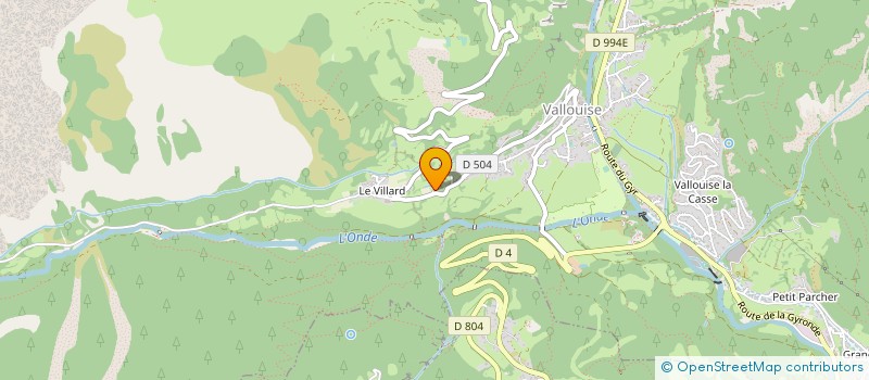 localisation de l'entreprise MONSIEUR VINCENT GAUTIER  VALLOUISE-PELVOUX