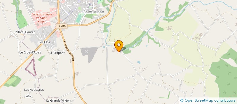 localisation de l'entreprise MONSIEUR VINCENT GAUTIER à SAINT-ALBAN