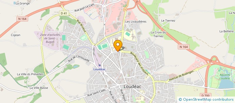 localisation de l'entreprise MONSIEUR VINCENT GAUTIER à LOUDEAC