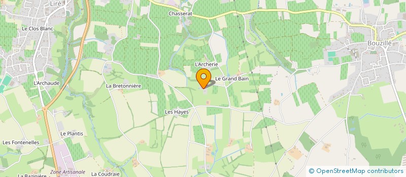 localisation de l'entreprise MONSIEUR VINCENT GAUTIER  OREE D'ANJOU