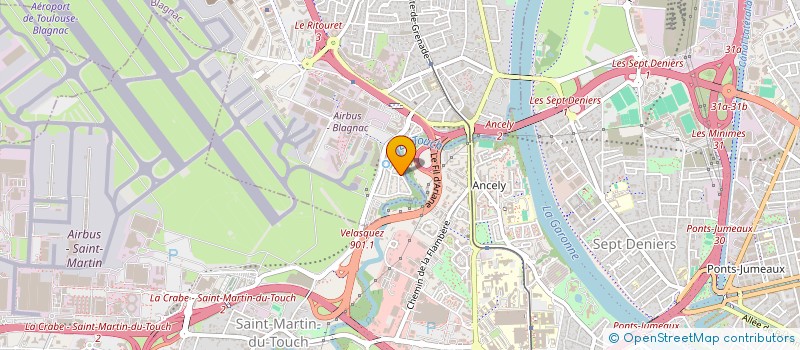 localisation de l'entreprise MONSIEUR VINCENT GAUTIER  BLAGNAC