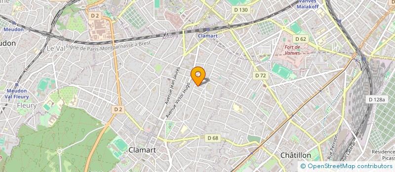 localisation de l'entreprise MONSIEUR VINCENT GAYTE à CLAMART